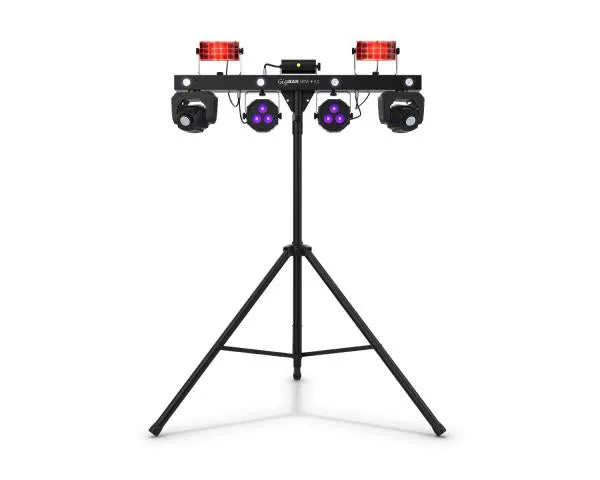 2x Chauvet DJ Gigbar Move   ILS with 2x EZBeam Q3 ILS, inc ILS Command and DFIUSB2