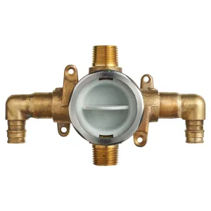 American Standard Flash Shower Rough-In Valve With PEX Inlet Elbows/Universal Outlets for Cold Expansion System RU108E