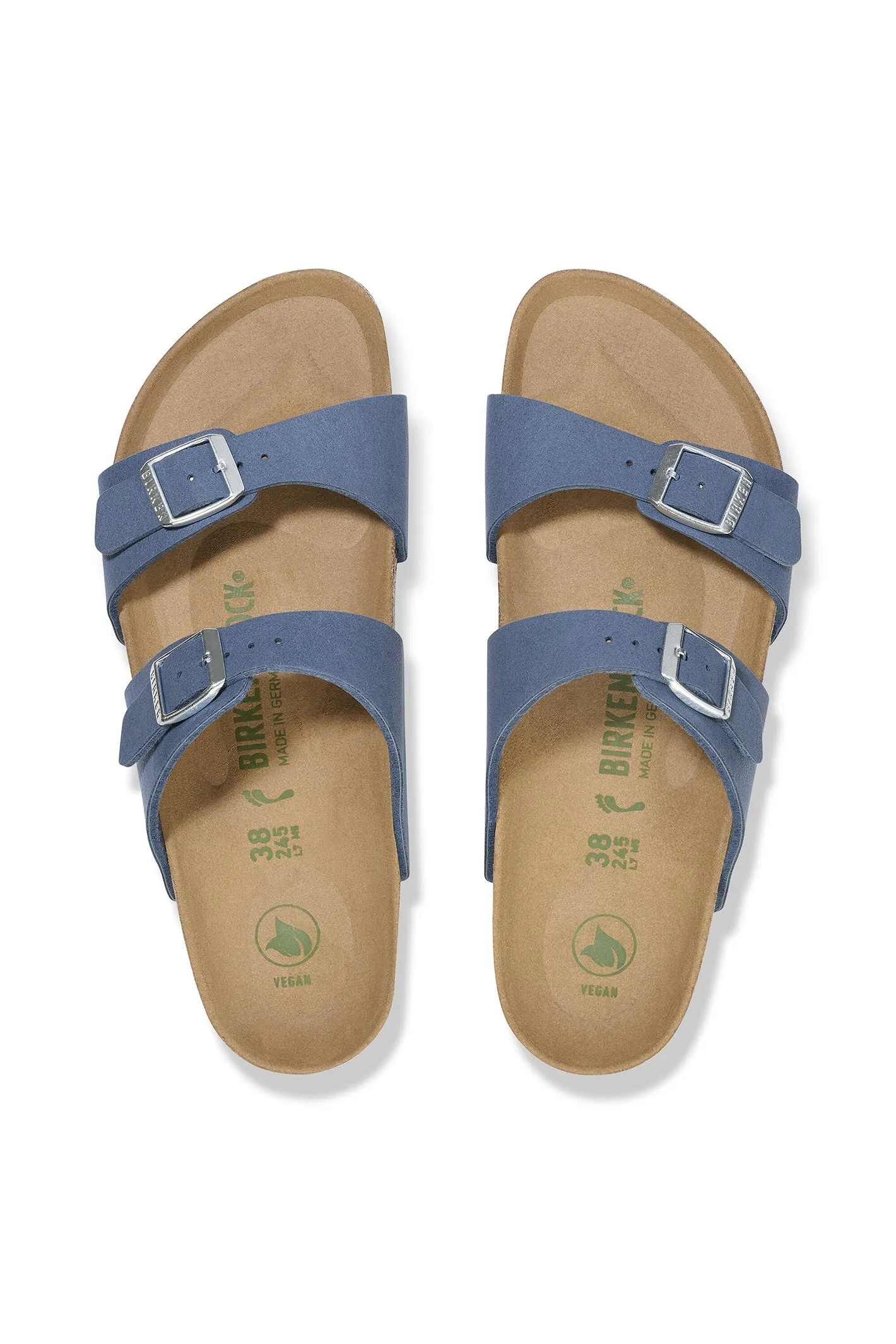 Birkenstock Sydney SYN Soft Elemental Blue Vegan Regular Fit Sandal 1026666