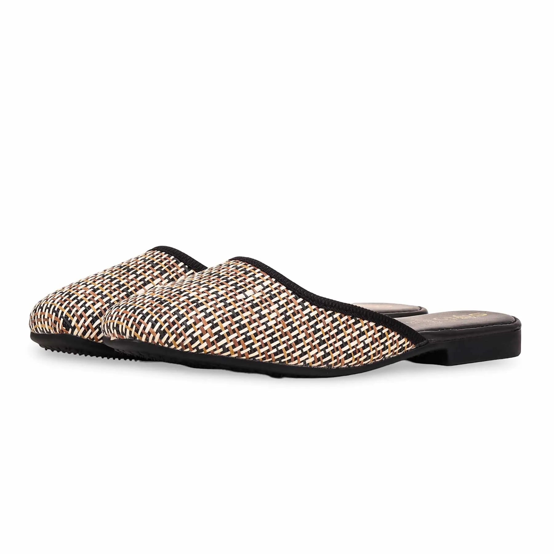 Black Casual Mule CL1857