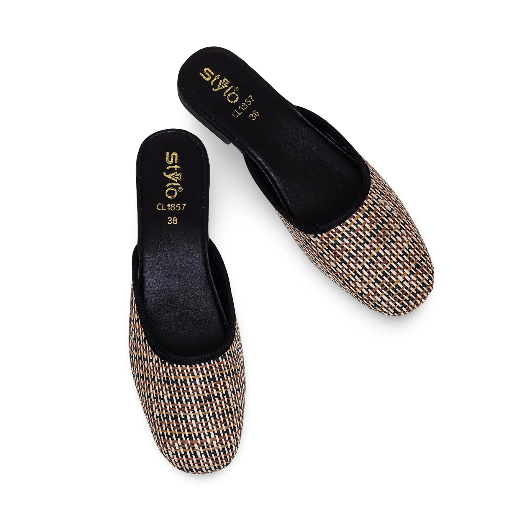 Black Casual Mule CL1857
