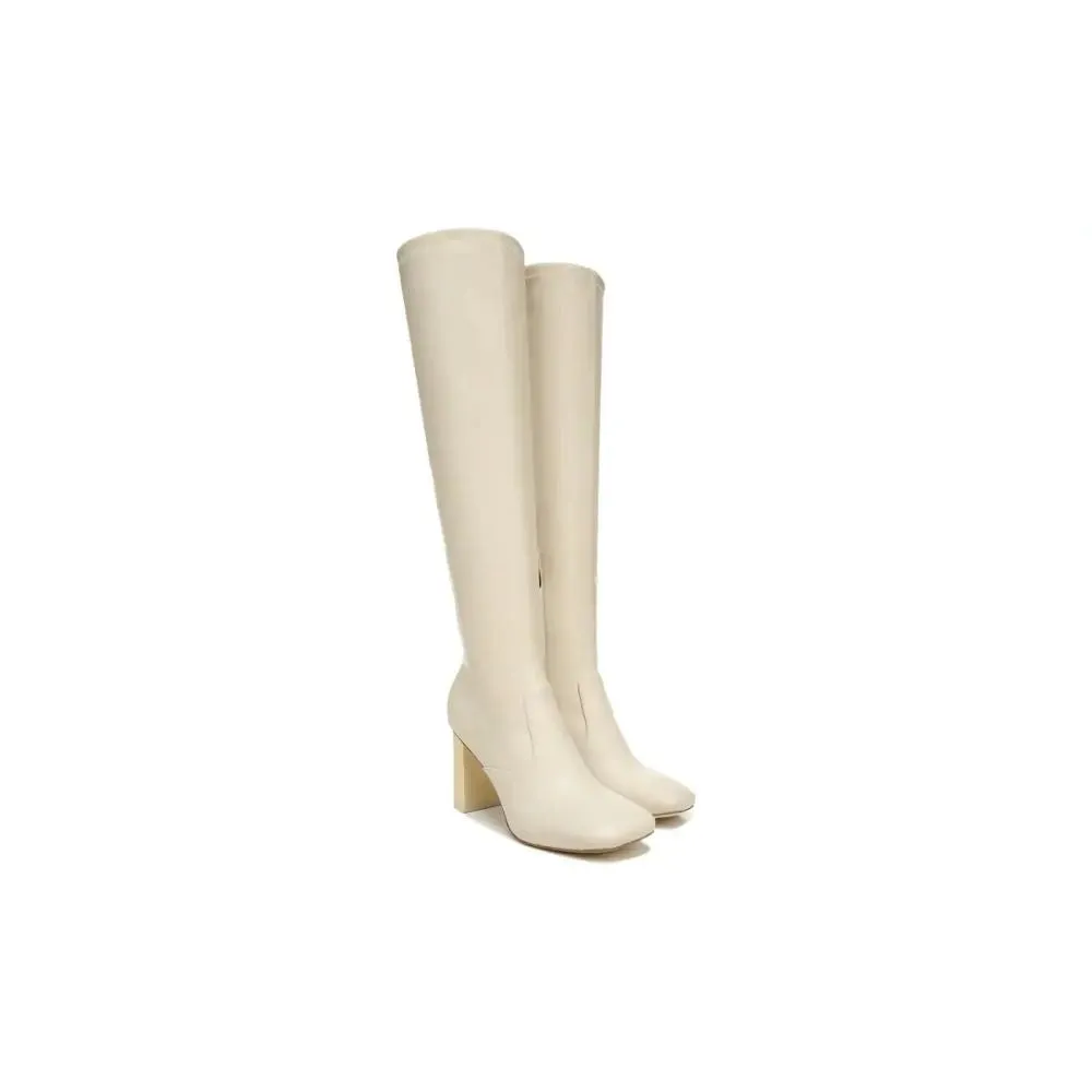 Borne Chiffon Putty Wide Calf Faux Leather Franco Sarto Boots