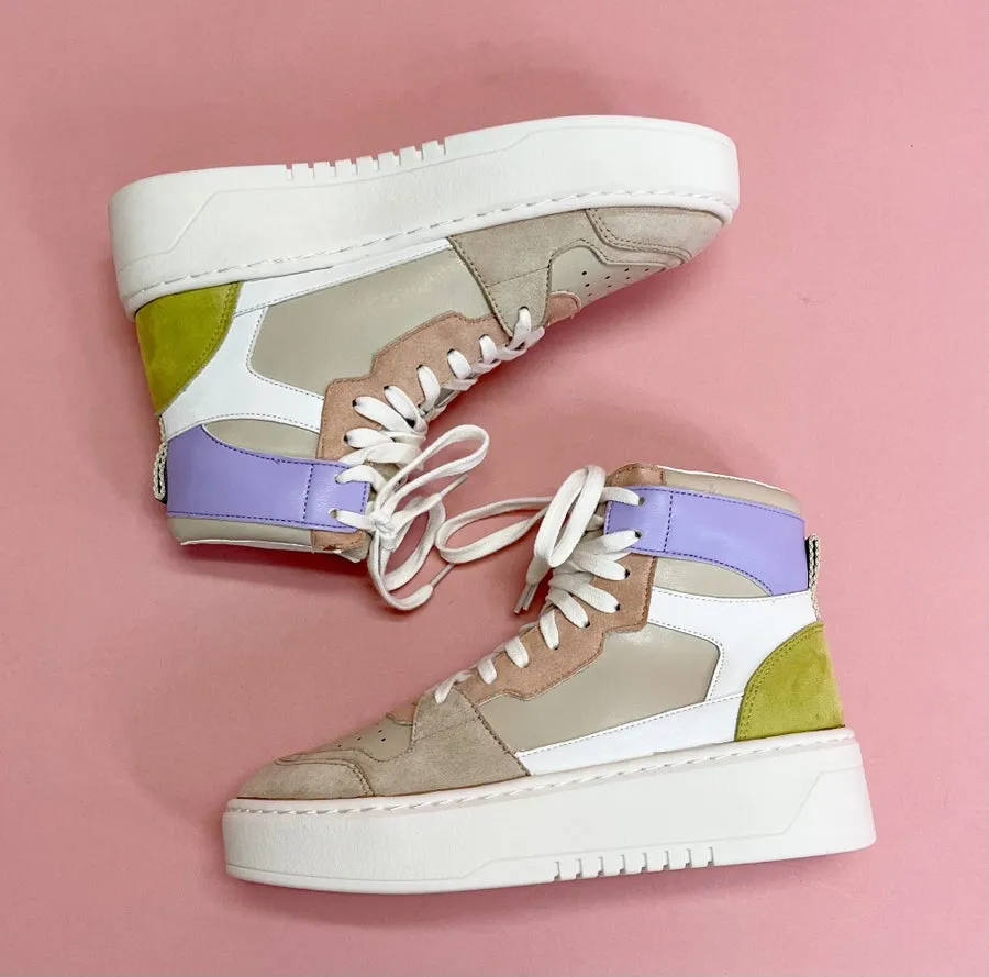 Brighten Your Mood High Top Sneakers