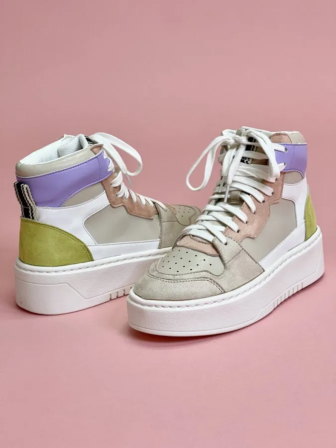 Brighten Your Mood High Top Sneakers