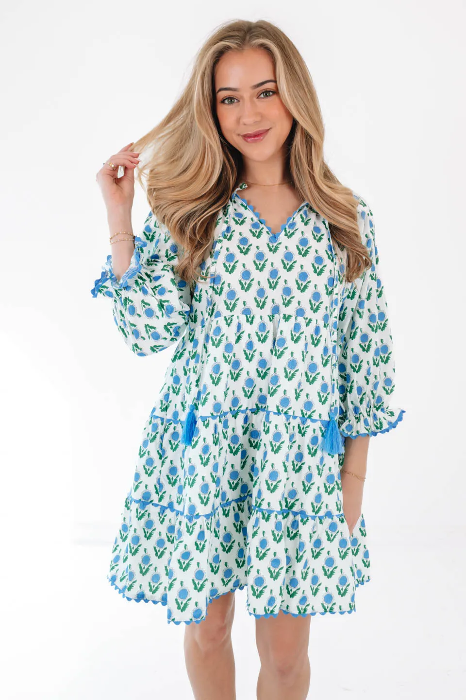 City Of Sunflowers Dress - White