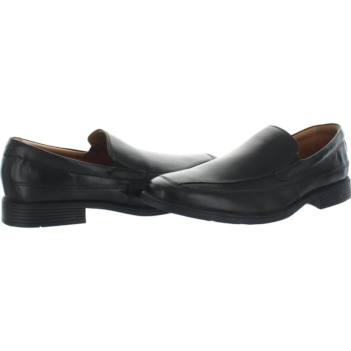 Clarks Men's Tilden Free Leather Ortholite Formal Slip On Loafers