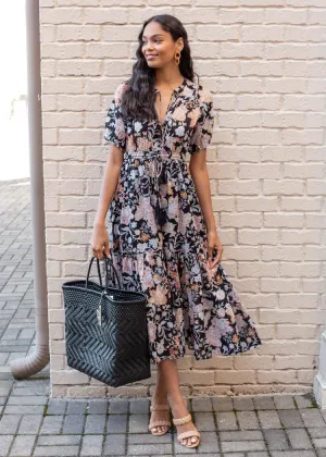Elan Cluffs Floral Print Maxi