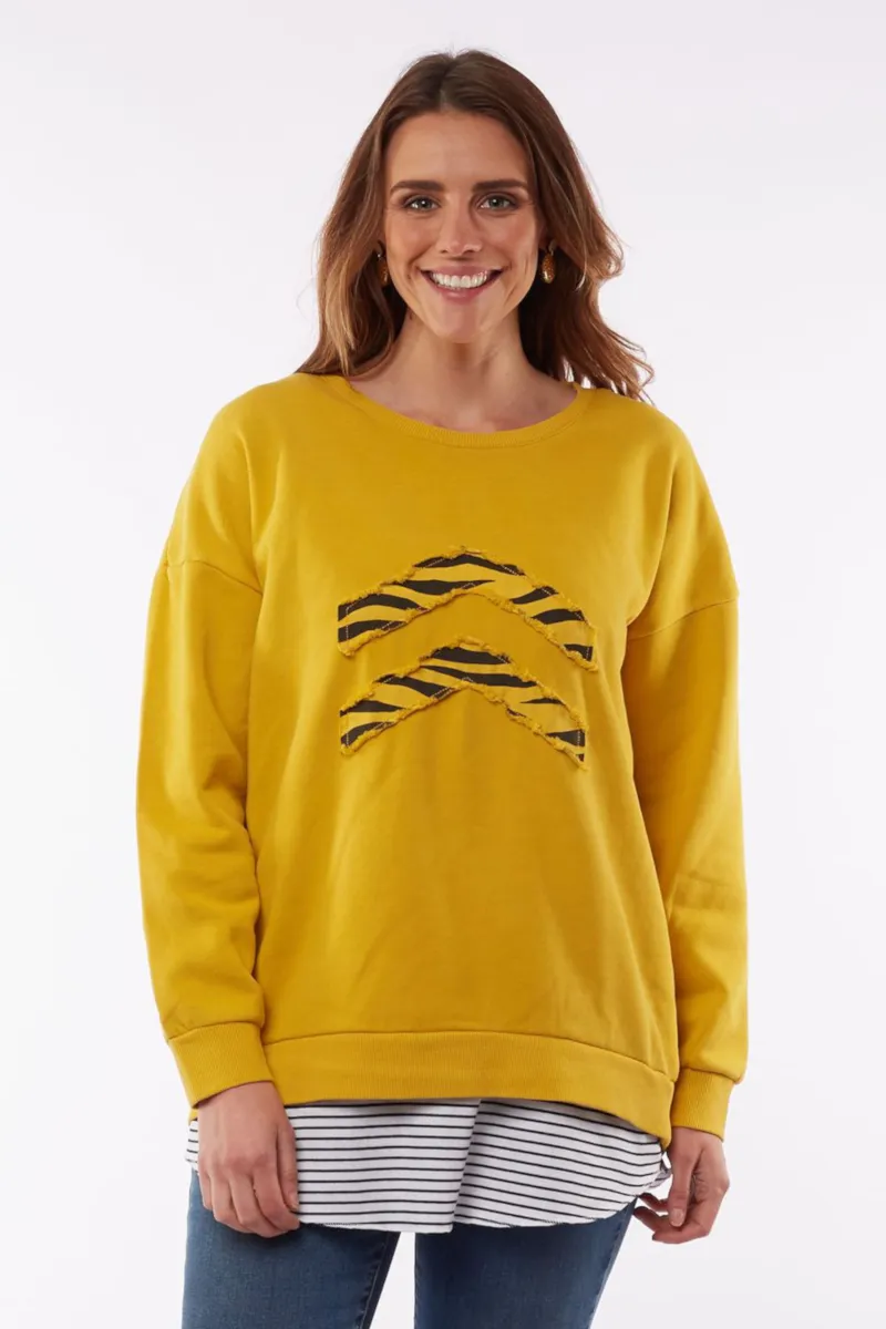 Elm - Outlier Crew Mustard