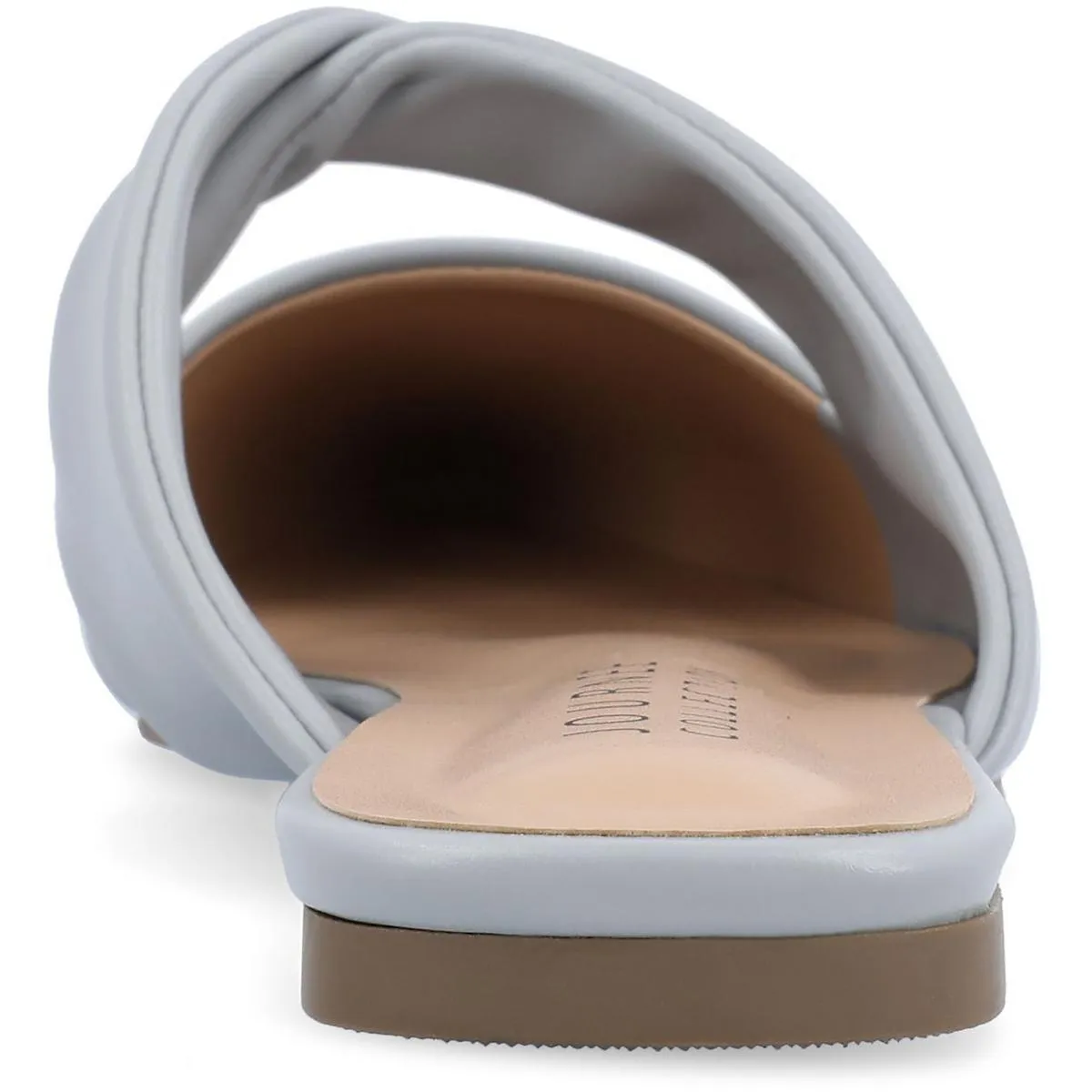 Journee Collection Womens Enniss Faux Leather Pointed Toe Mules
