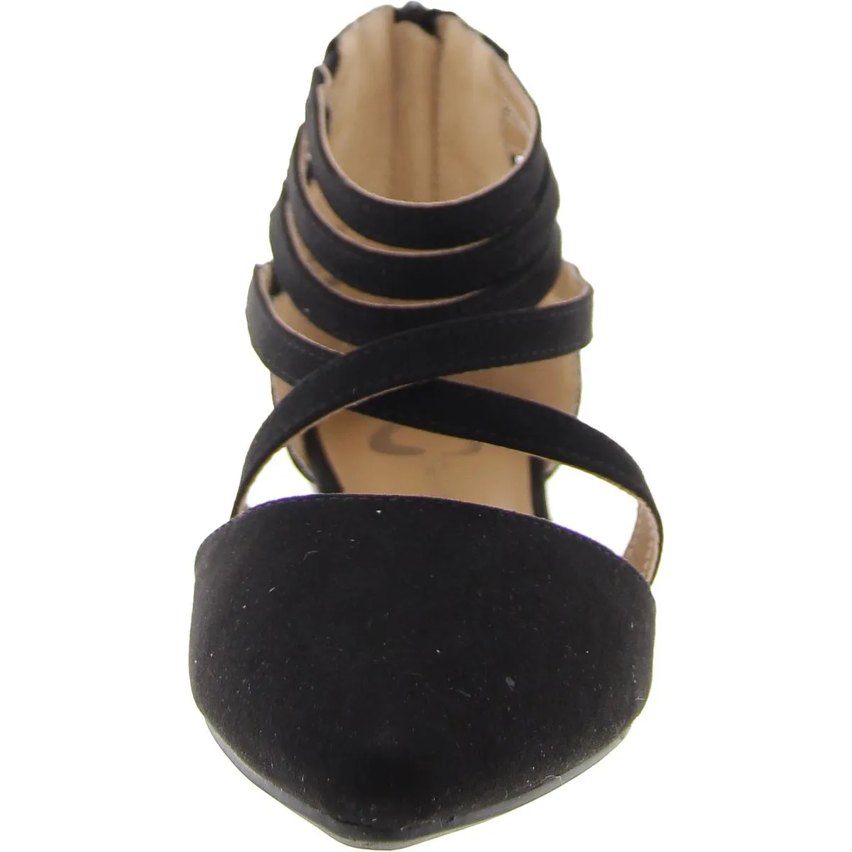 Journee Collection Womens     Pointed Toe Slip On Ankle Strap