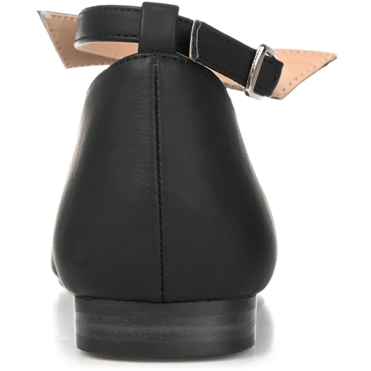 Journee Collection Womens Vielo Faux Leather Pointed Toe D'Orsay