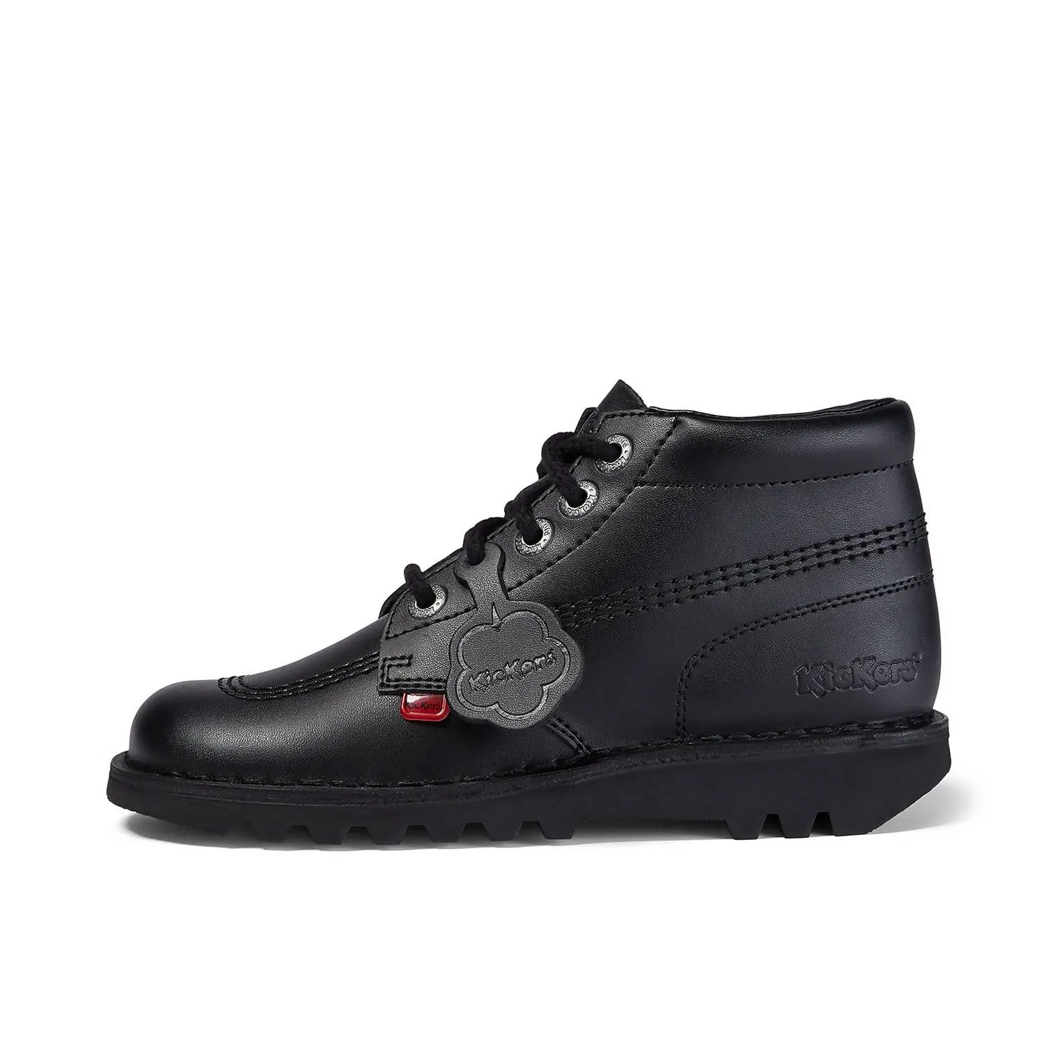 Kickers Kick Hi Womens Black Leather Boots