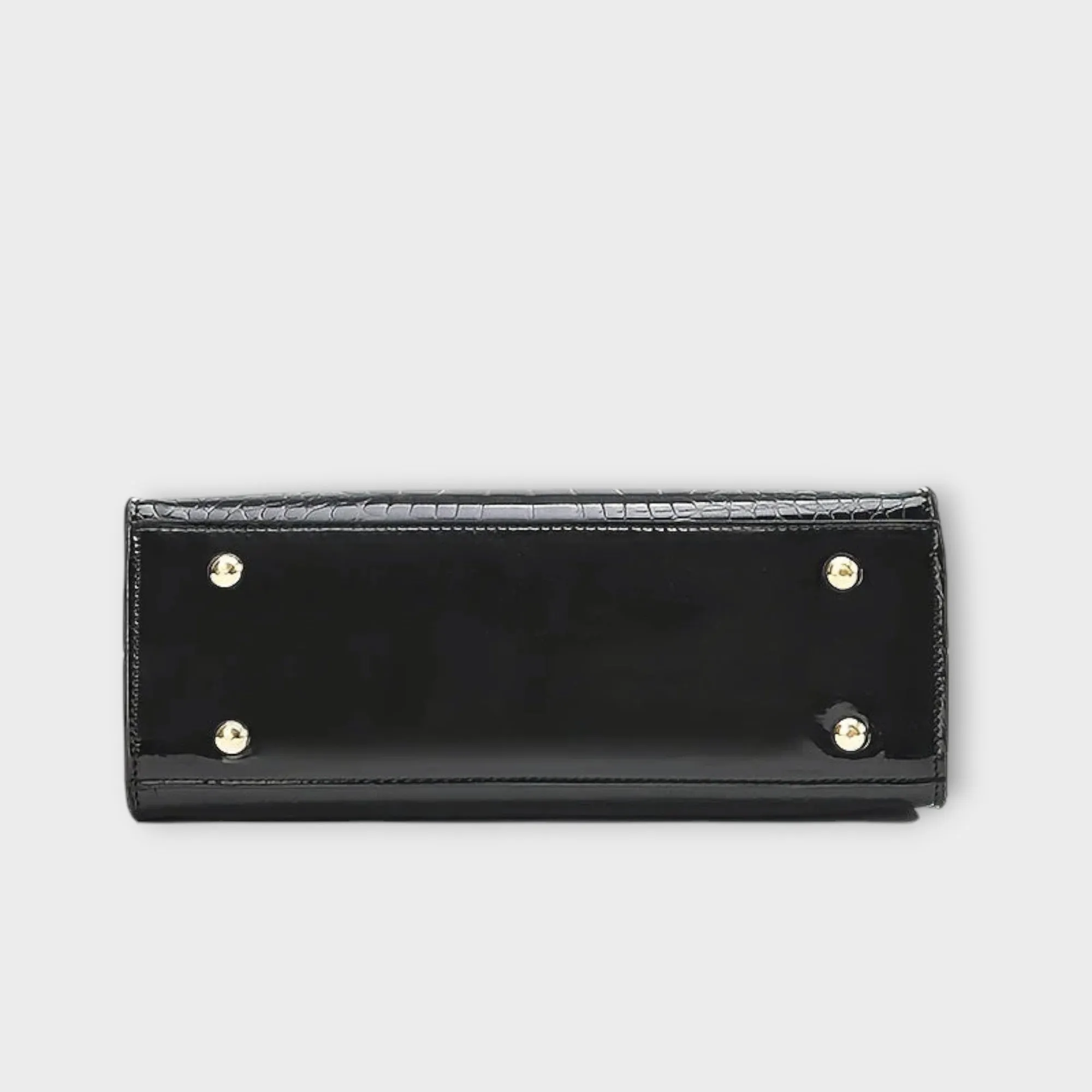 Lonova Glossy Croc Handbag