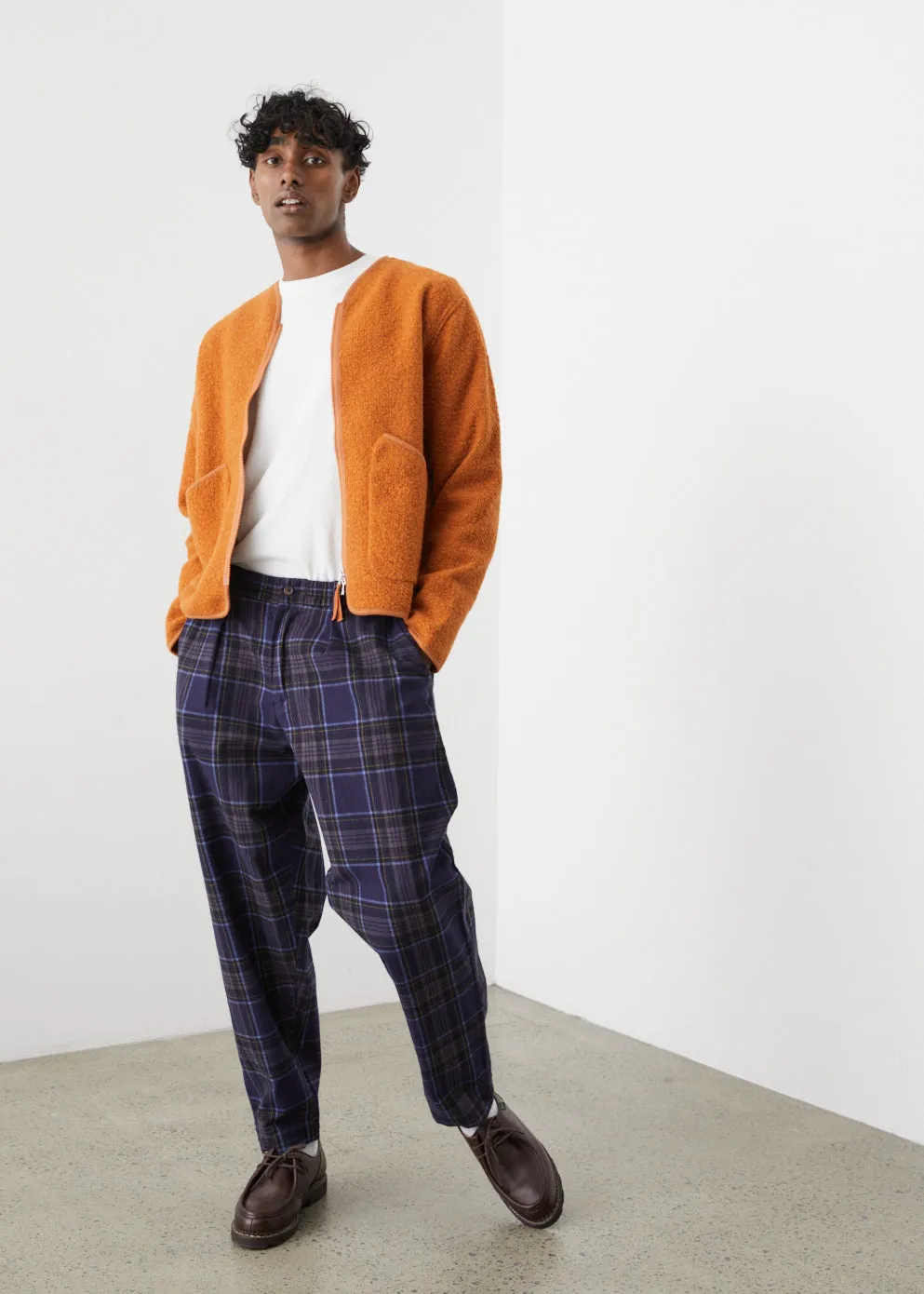 Pleated Track Pants