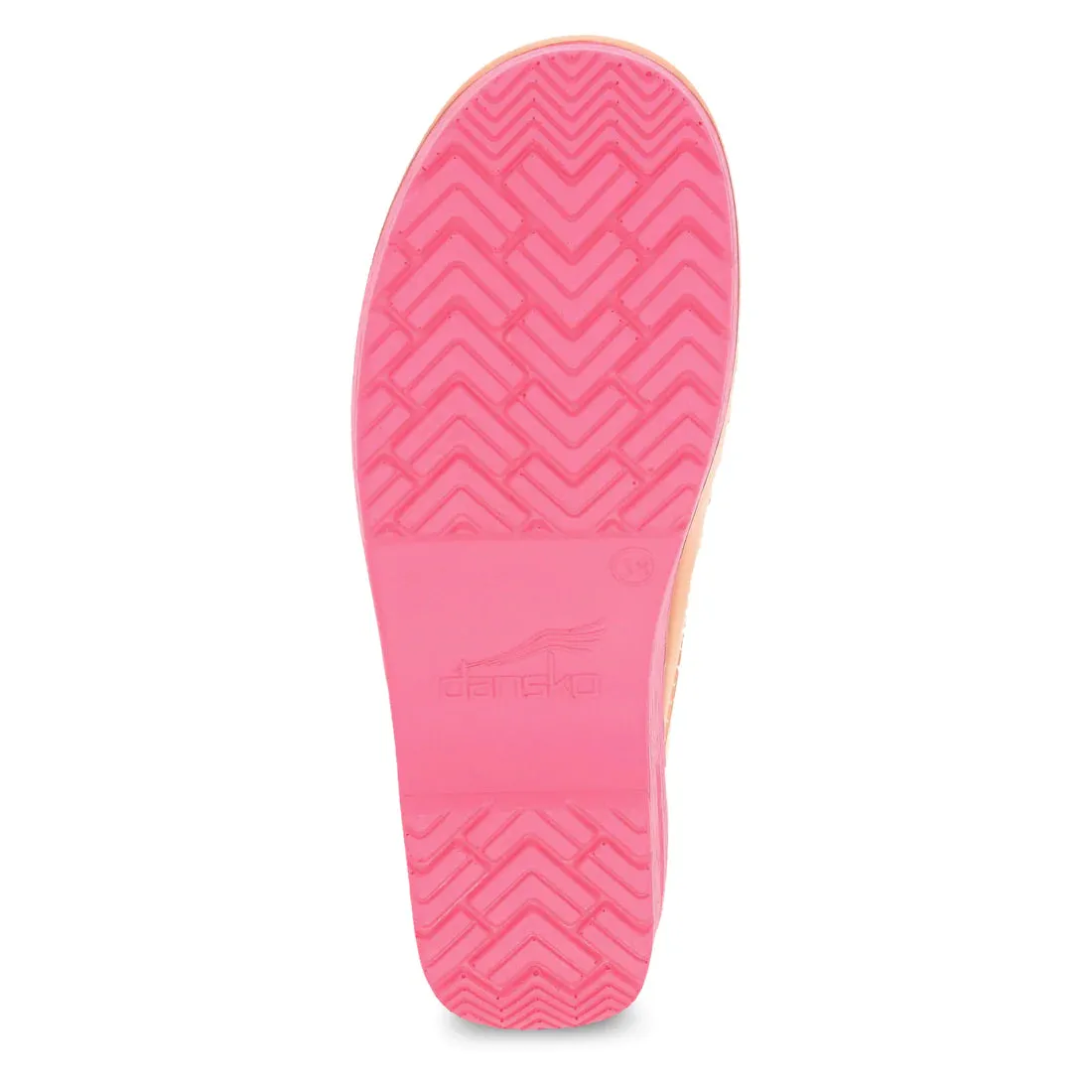 Sonja Backless Translucent Mule in Coral