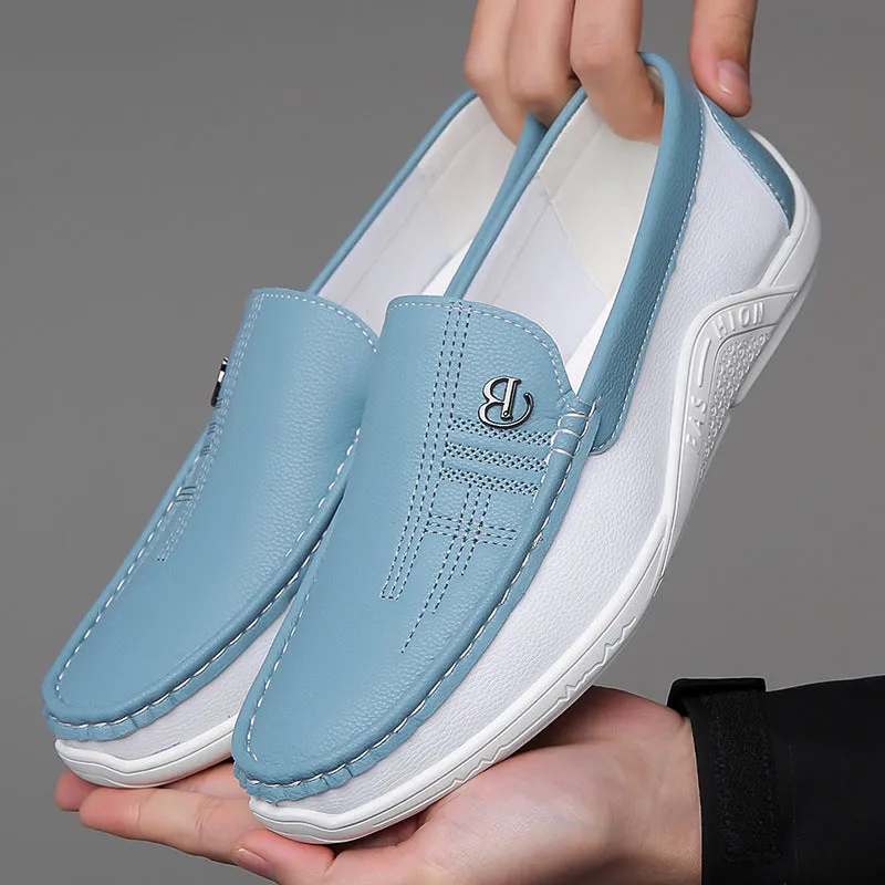 Stylish summer macaron loafers