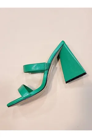 The Viviane Double Strap Mule Heels