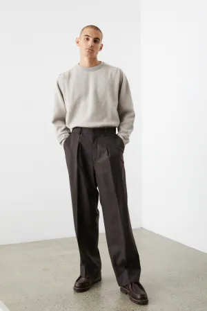 Wide Wool Pants