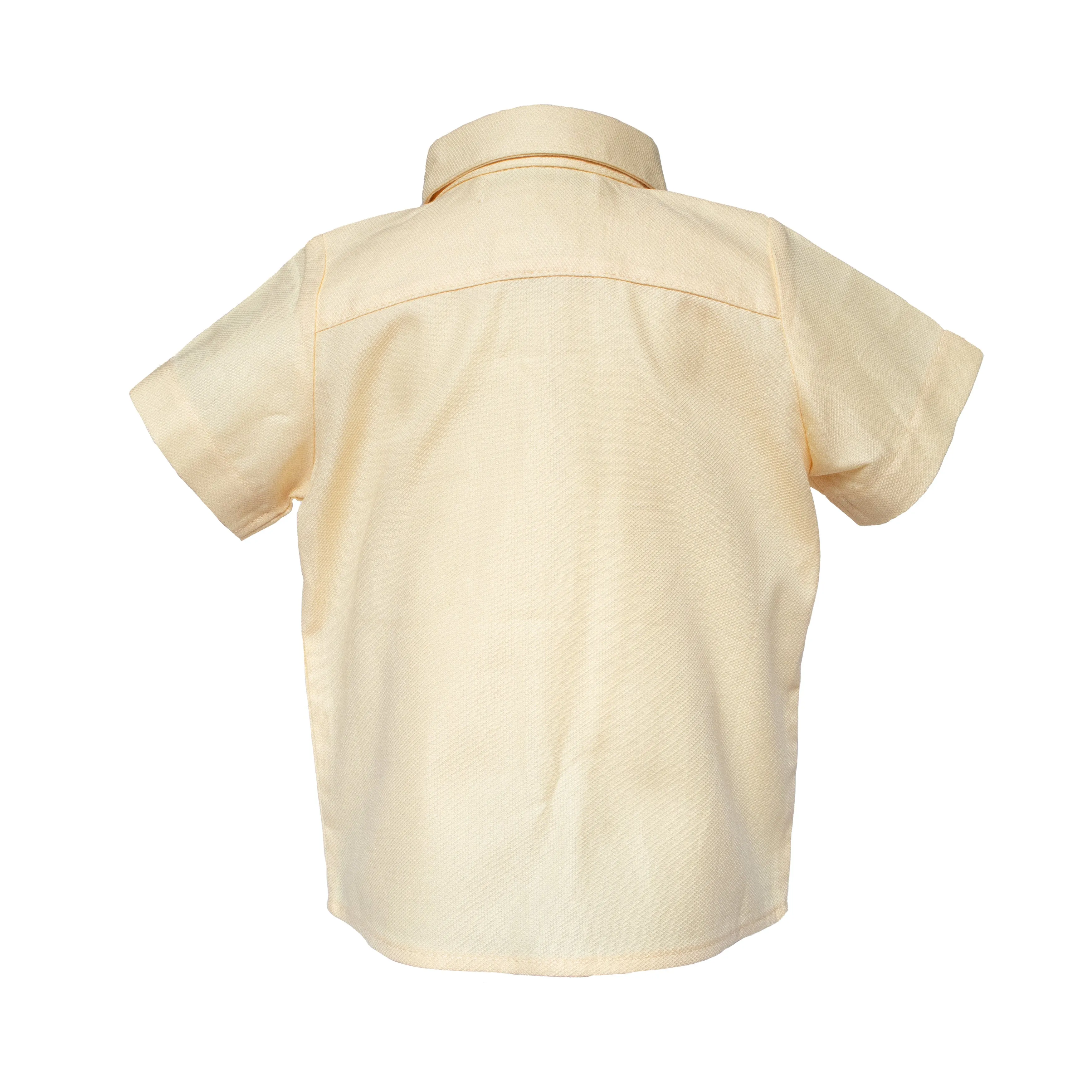 Yellow Pointed Collar Shirt
